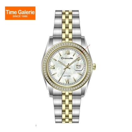 Crocodile CRDW6984.316 White Dial Stainless Steel Women Watch Crocodile CRDW6984.316 White Dial Stainless Steel Women Watch